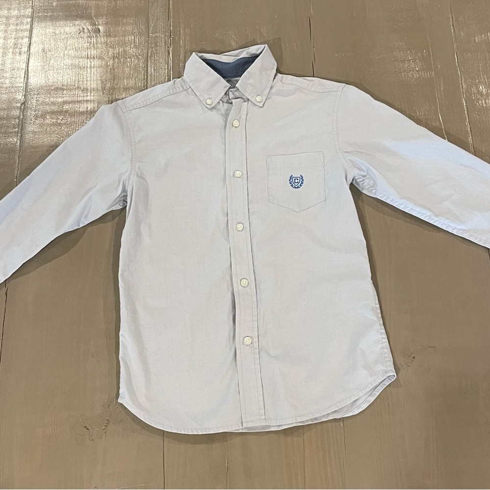 Chaps Light Blue Button Down Shirt for Kids